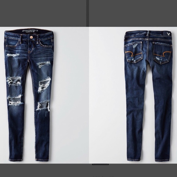 AE Denim X Super Low Rise Jegging - Picture 4 of 7